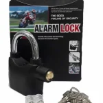Alarm padlock.